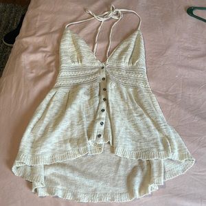 American eagle crochet top